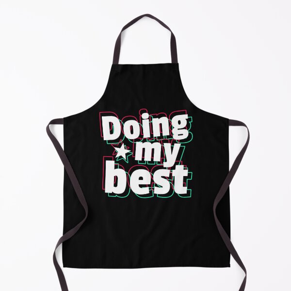 Item preview, Doing My Best Cool Retro Neon Inspirational Motivational Quote Cute designed and sold by sillyquestions.