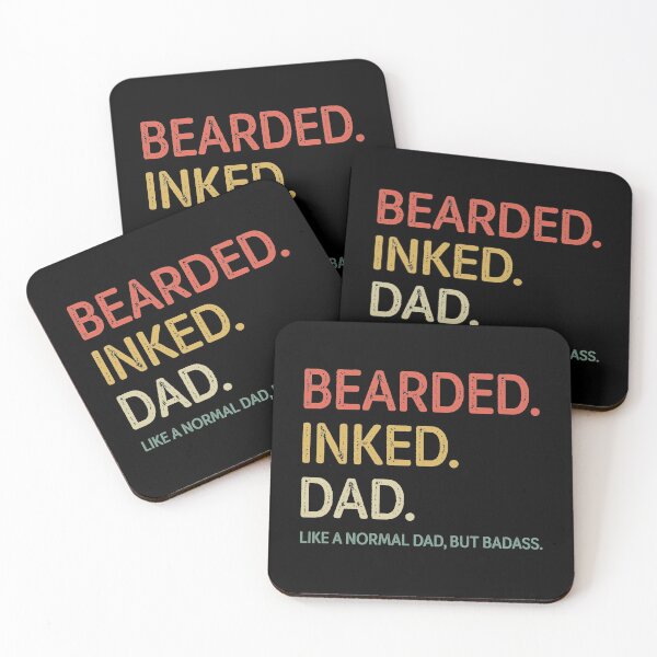 Item preview, Bearded Inked Dad, Like A Normal Dad, but Badass designed and sold by Doa-ibu.