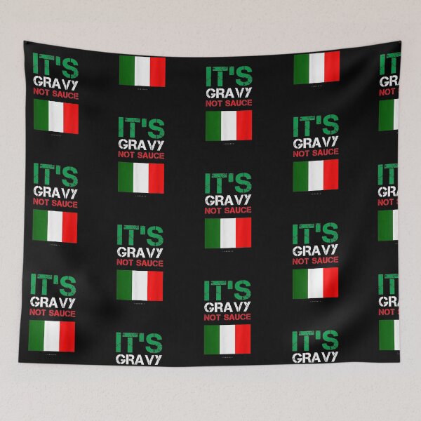 Item preview, Funny Italian Shirts It's Gravy Not Sauce Italian Gift T-Shirt For Man For Women designed and sold by LPOGDBEA.