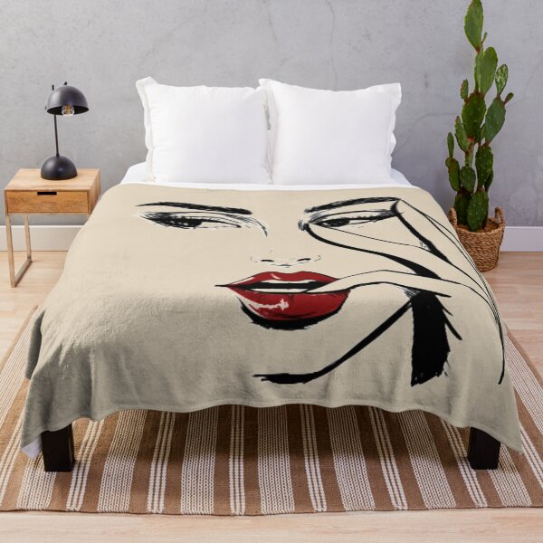 Item preview, #90- Sexy, modern and minimalist woman's face - Kook Art designed and sold by KookArt.
