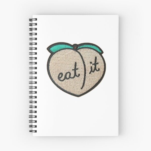 Item preview, Eat It Peach Sticker designed and sold by designolo.