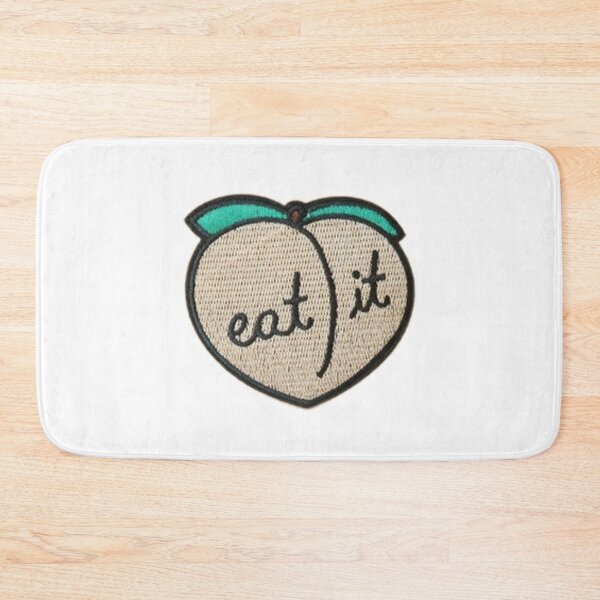 Item preview, Eat It Peach Sticker designed and sold by designolo.