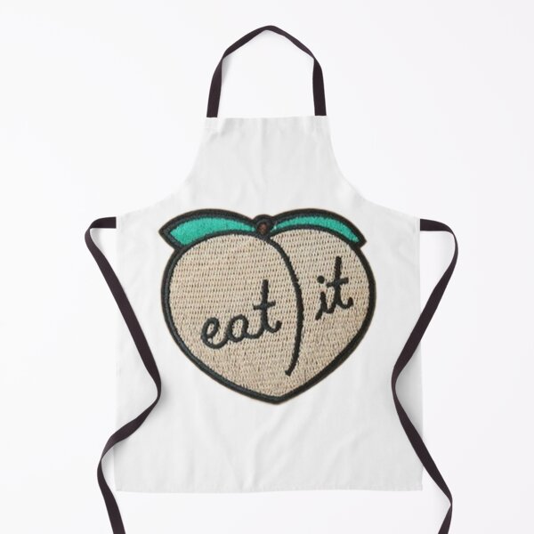 Item preview, Eat It Peach Sticker designed and sold by designolo.