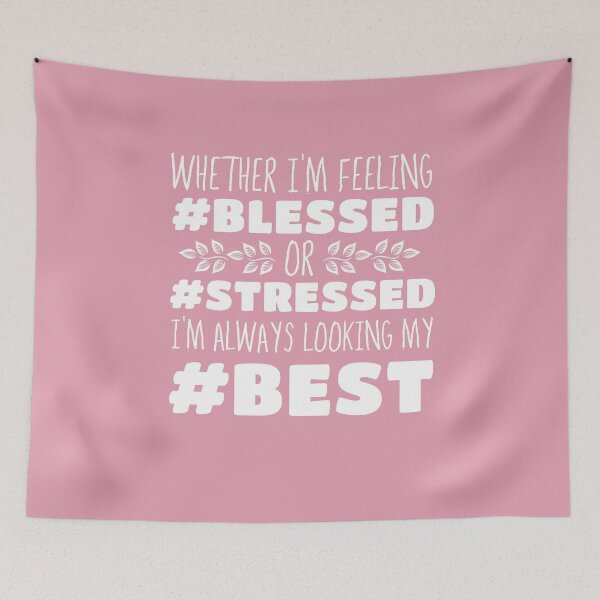 Item preview, Cute Girly Positivity Hashtag Quote Funny Motivational designed and sold by sillyquestions.