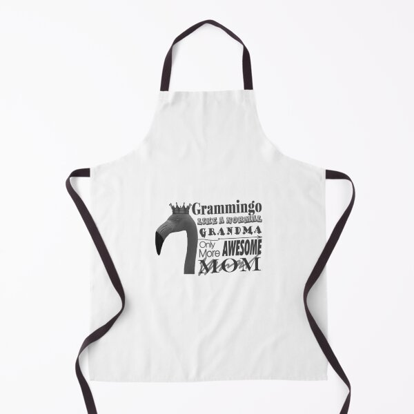 Item preview, Grammingo like a normal grandma only more awesome Mom School Aesthetic Flamingo Black and White designed and sold by Gawop.