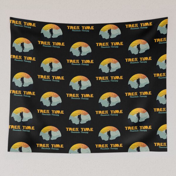 Item preview, Trek Time, mountain therapy, trekking sticker pack, hiking sticker pack designed and sold by HomeConscious.