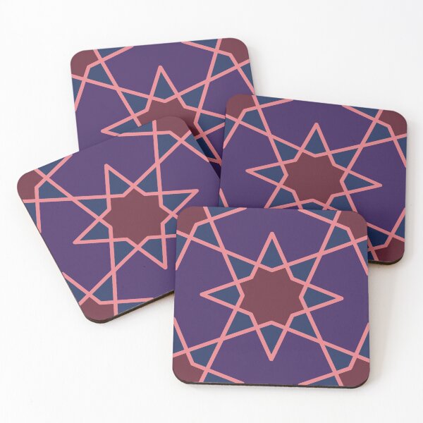 Item preview, Geometric Pattern: Octagram: Plum designed and sold by Red Wolf.