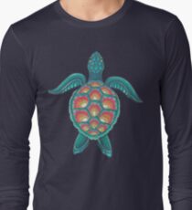 Mandala-Schildkröte Langarmshirt