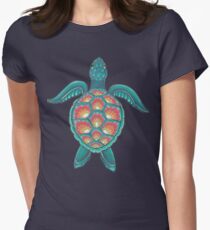 Tortue Mandala T-shirt moulant femme