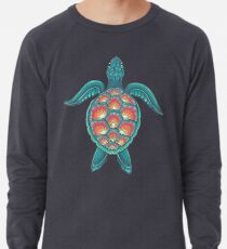 Mandala-Schildkröte Leichtes Sweatshirt