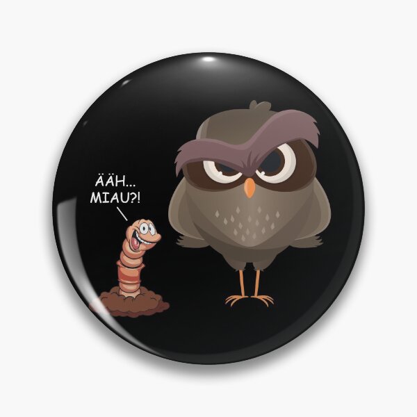 Item preview, Uh meow ?! Funny bird and worm gift designed and sold by blikonie.
