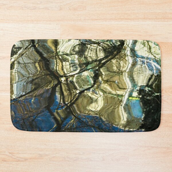 Item preview, Abstract Water Surface Reflection Urban Lake designed and sold by Anna Lemos.