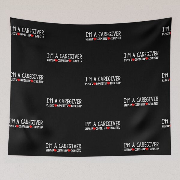Item preview, I'm A Caregiver Blessed Committed Exhausted designed and sold by Akmloza.