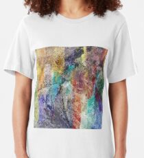 Form in Chaos Abstract Slim Fit T-Shirt