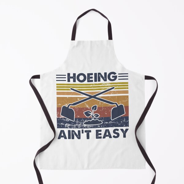Item preview, Hoeing Ain't Easy Funny Vintage Gardening designed and sold by bestluck90.