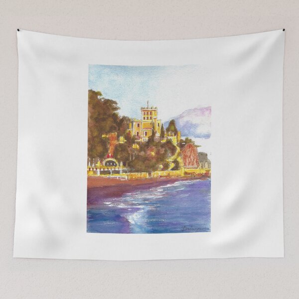 Item preview, The beach at Finale Ligure Italy designed and sold by Dai Wynn Fine Art.