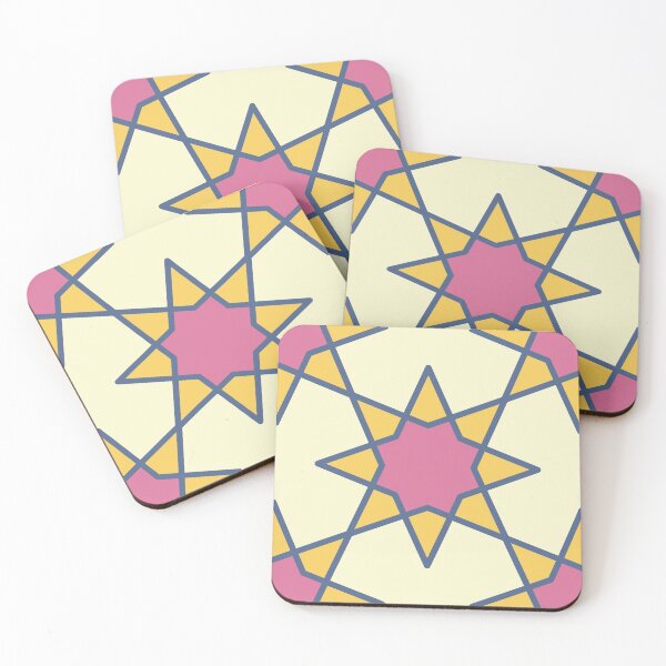 Item preview, Geometric Pattern: Octagram: Miami designed and sold by Red Wolf.