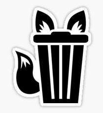 Furry Trash Icon Sticker