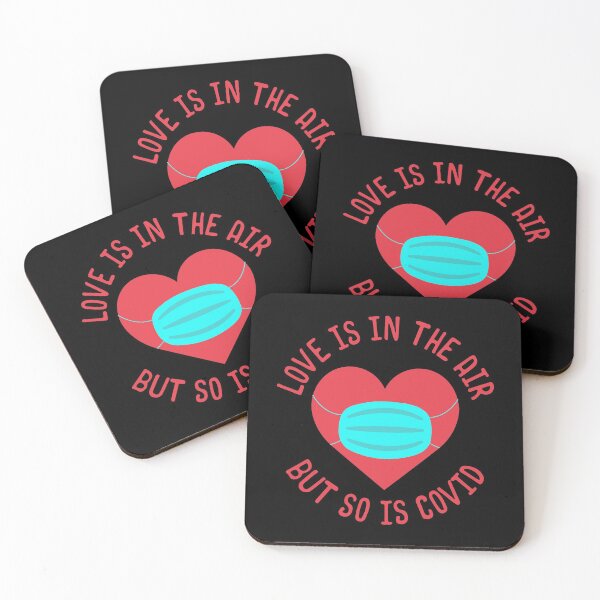 Item preview, Love is in the air but so is Covid designed and sold by ShaykhUmer.