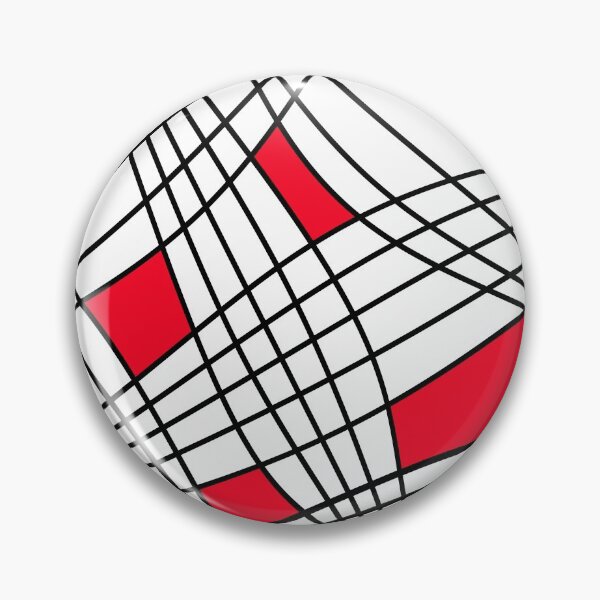 Item preview, Abstract pattern - red, white and black. designed and sold by K.S ART.