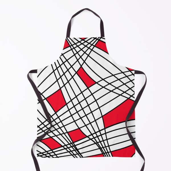 Item preview, Abstract pattern - red, white and black. designed and sold by K.S ART.