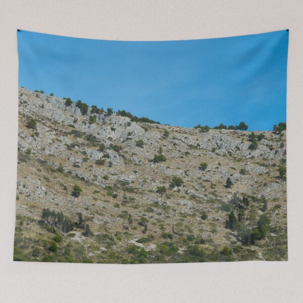 Item preview, Landscape Dubrovnik with mountains and houses designed and sold by moonaliara.