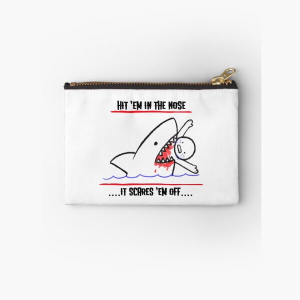 Item preview, Hit 'Em In The Nose It Scares Them Off Shark Attack Advice designed and sold by CBCreations73.