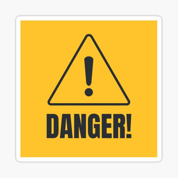 Item preview, Yellow and Black Danger Square Safety designed and sold by shamiloff.