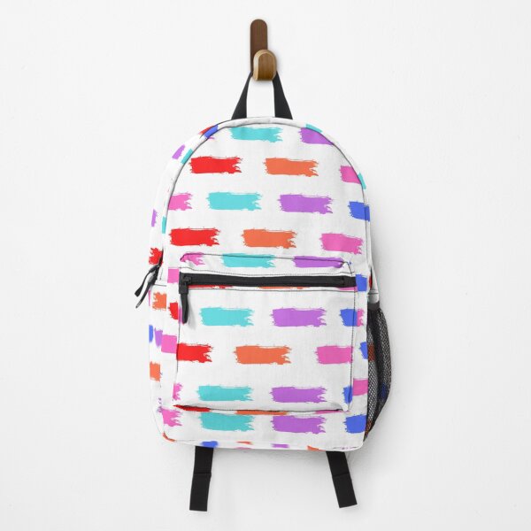 Item preview, multicolour paint brush pattern designed and sold by littlecraftshop.