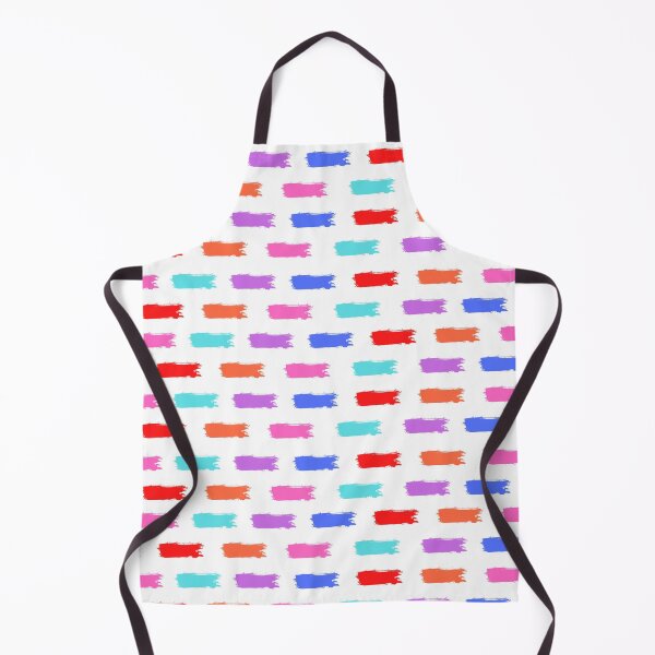 Item preview, multicolour paint brush pattern designed and sold by littlecraftshop.