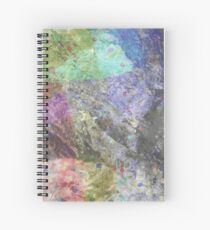 Multi Coloured Abstract Painting Spiral Notebook