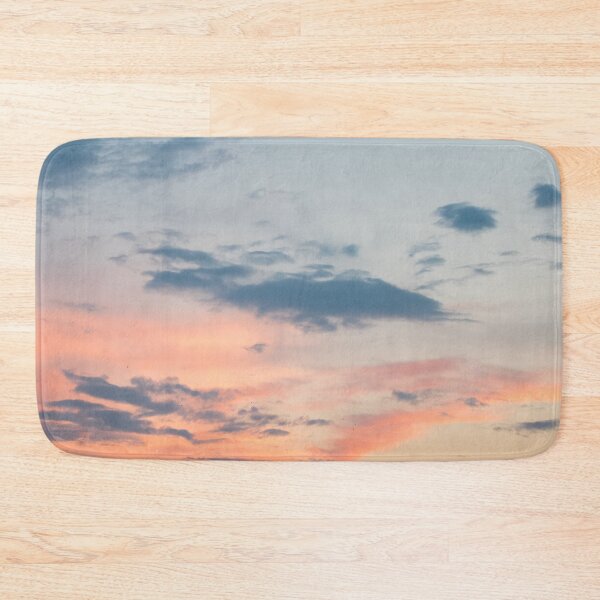 Item preview, blue clouds and orange sunset summer designed and sold by moonaliara.