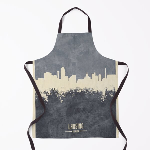 Item preview, Lansing Michigan Skyline designed and sold by ArtPrints.
