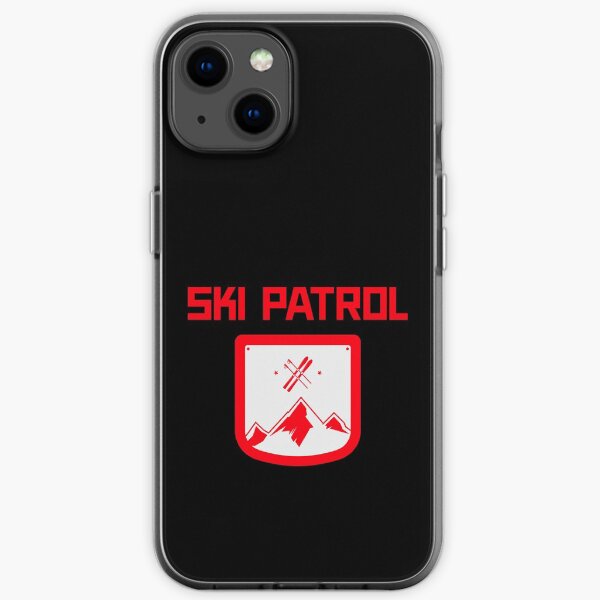 Ski Patrol, Skiing Holiday, Ski season, chalet girl, Slalom skiing, mountain skiing gifts, skiing sticker pack, winter vacation sticker pack, skiing stickers iPhone Soft Case
