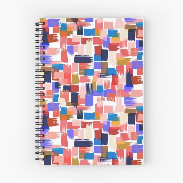Item preview, Patchwork of paint strokes in pink designed and sold by appleyards.
