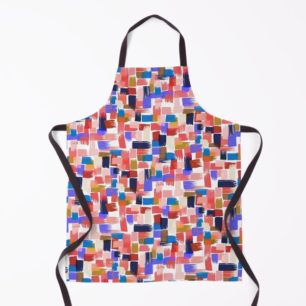 Item preview, Patchwork of paint strokes in pink designed and sold by appleyards.
