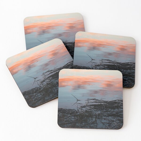 Item preview, Water with sunset reflection designed and sold by moonaliara.