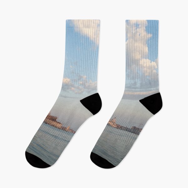 Item preview, Glorious Morning in Venice - Venetian Lagoon Vista with the Best Churches designed and sold by Georgia Mizuleva.