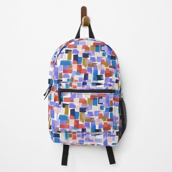 Item preview, Patchwork of paint strokes in lilac designed and sold by appleyards.
