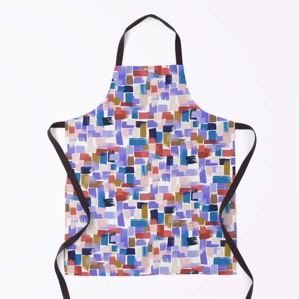 Item preview, Patchwork of paint strokes in lilac designed and sold by appleyards.