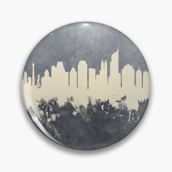 Item preview, Jakarta Skyline Indonesia designed and sold by ArtPrints.