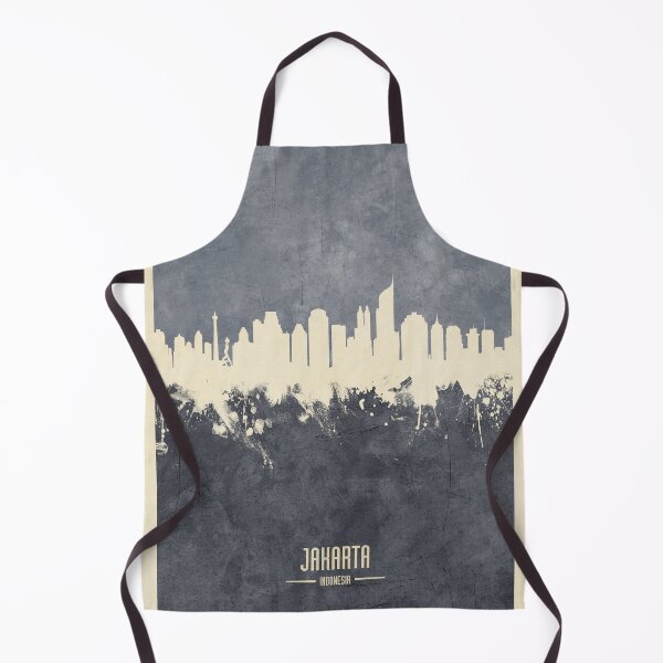 Item preview, Jakarta Skyline Indonesia designed and sold by ArtPrints.