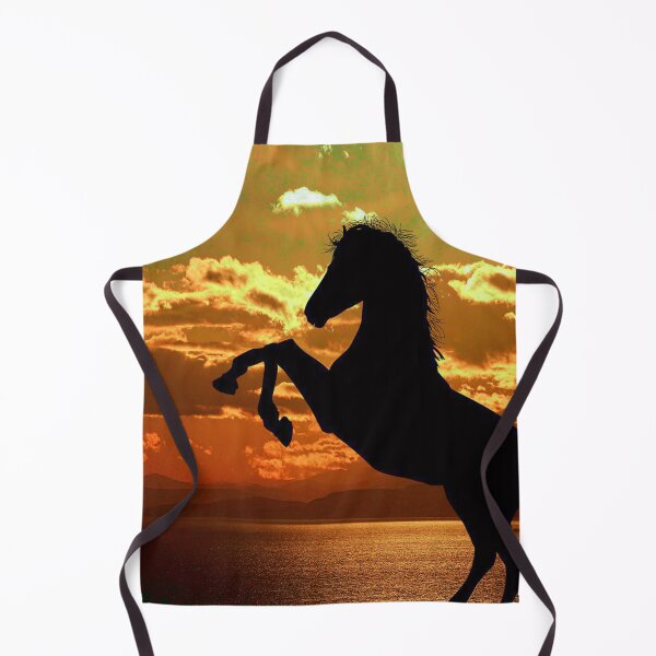 Item preview, CHARMING HORSE THAT REARS UP ON A ROMANTIC SEA AND CLOUDY SUNSET designed and sold by Ralek.