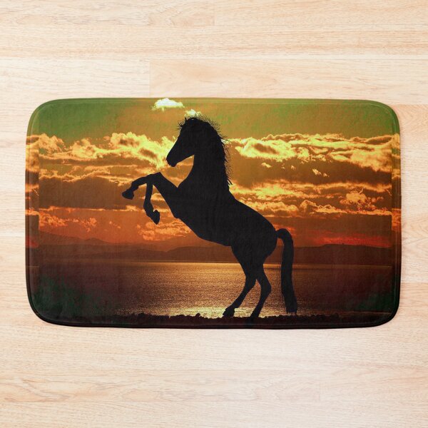 Item preview, CHARMING HORSE THAT REARS UP ON A ROMANTIC SEA AND CLOUDY SUNSET designed and sold by Ralek.
