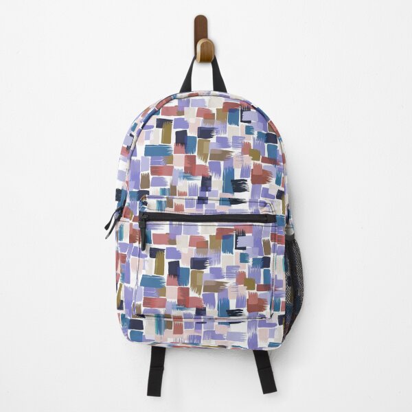 Item preview, Patchwork of paint strokes in pale lilac designed and sold by appleyards.