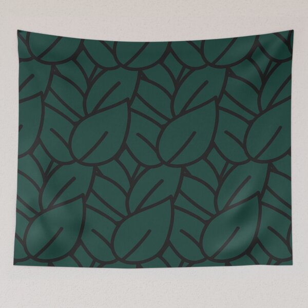 Item preview, Minimal Modern Green Leaf Pattern designed and sold by technicolorable_art.