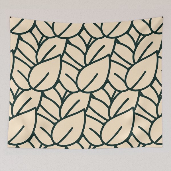 Item preview, Minimal Modern Leaf Pattern designed and sold by technicolorable_art.