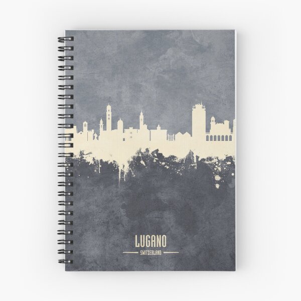 Item preview, Lugano Switzerland Skyline designed and sold by ArtPrints.