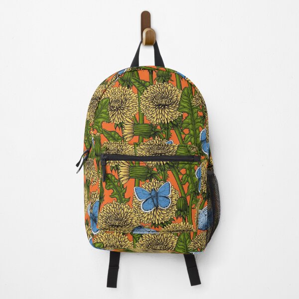 Item preview, Dandelion medow on orange designed and sold by Katerina Mitkova Kirilova.