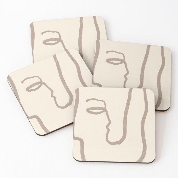 Item preview, Abstract face line art  designed and sold by Arina Voropajeva.